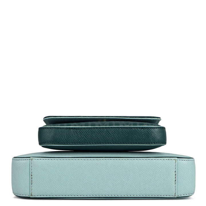 Monogram Franzy Leather Sling - Octane & Cloud Blue