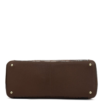 Medium Croco Leather Hobo - Date