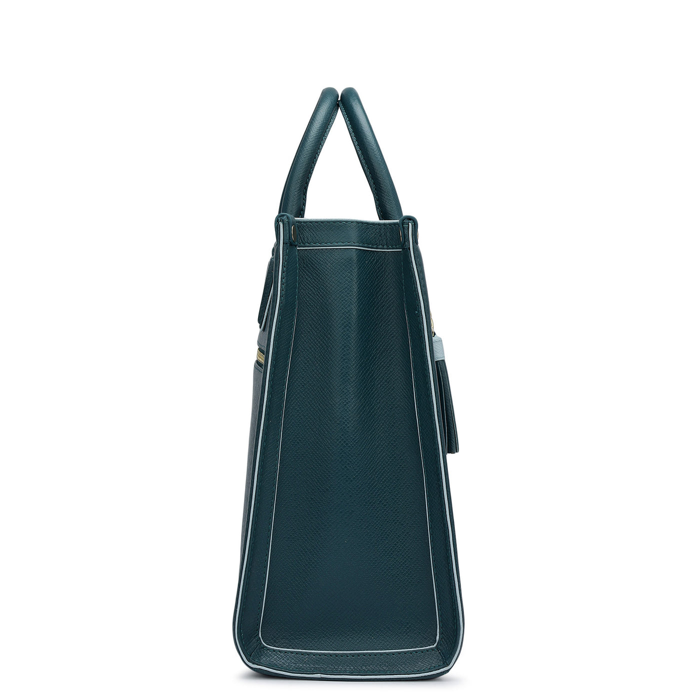 Medium Franzy Leather Book Tote - Octane