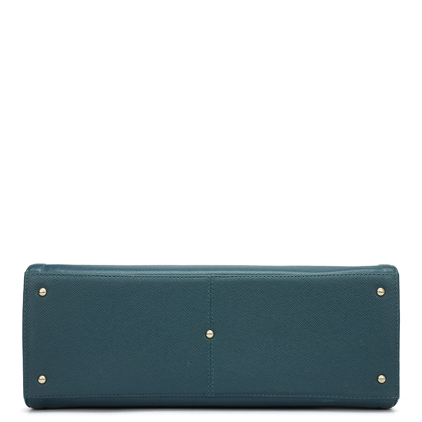 Medium Franzy Leather Book Tote - Octane