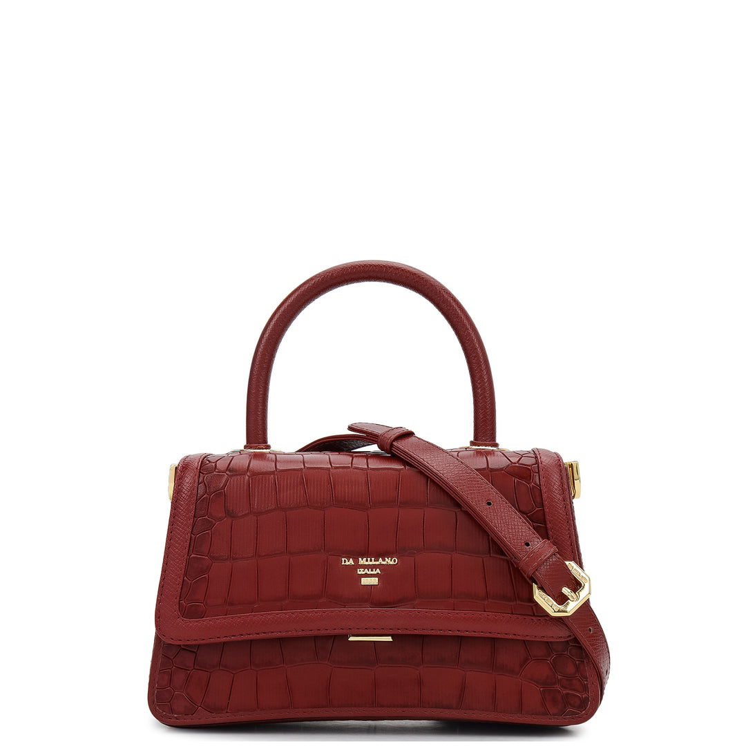 Online Exclusive Top Handle Bag (S) - Cherry