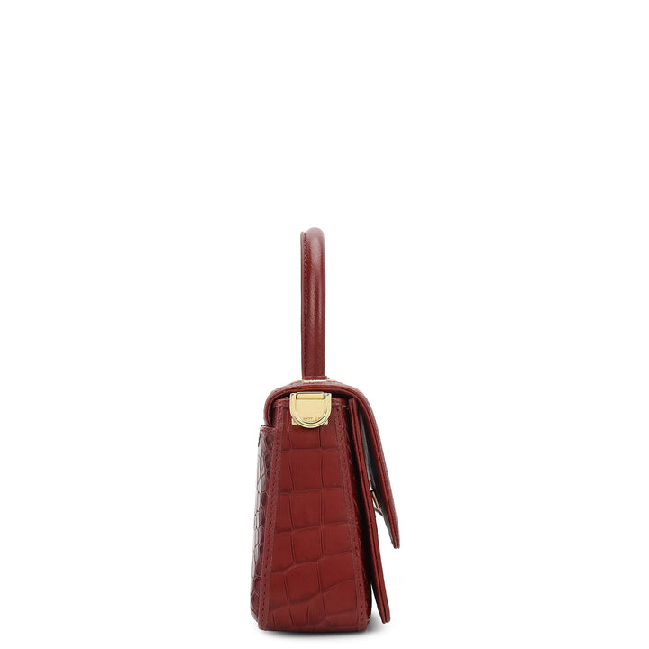 Online Exclusive Top Handle Bag (S) - Cherry