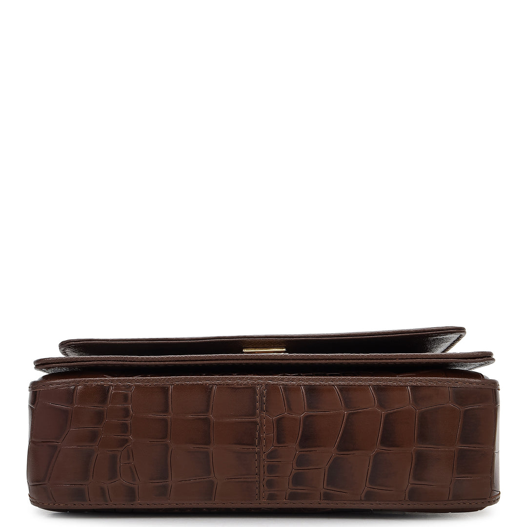 Online Exclusive Top Handle Bag (S) - Walnut