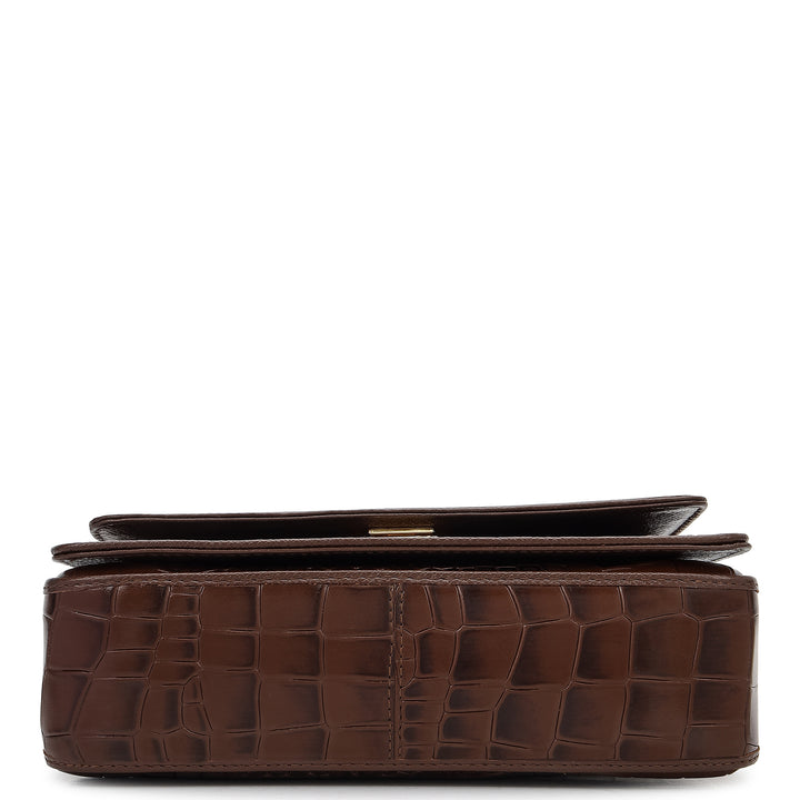 Online Exclusive Top Handle Bag (S) - Walnut