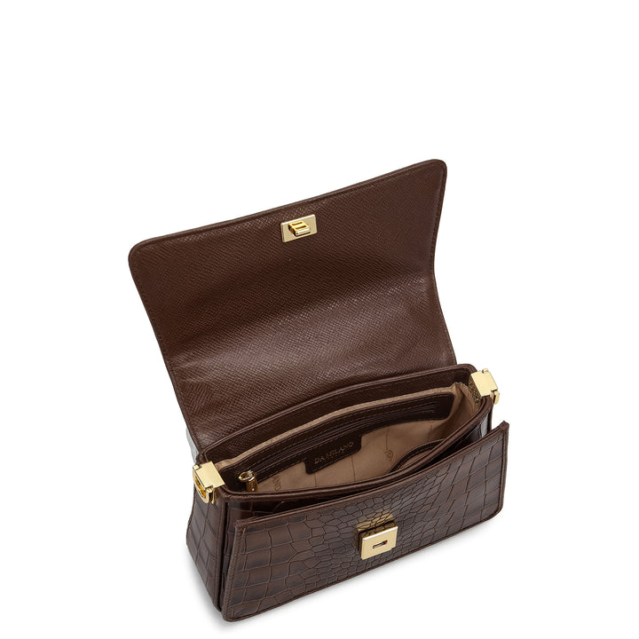 Online Exclusive Top Handle Bag (S) - Walnut