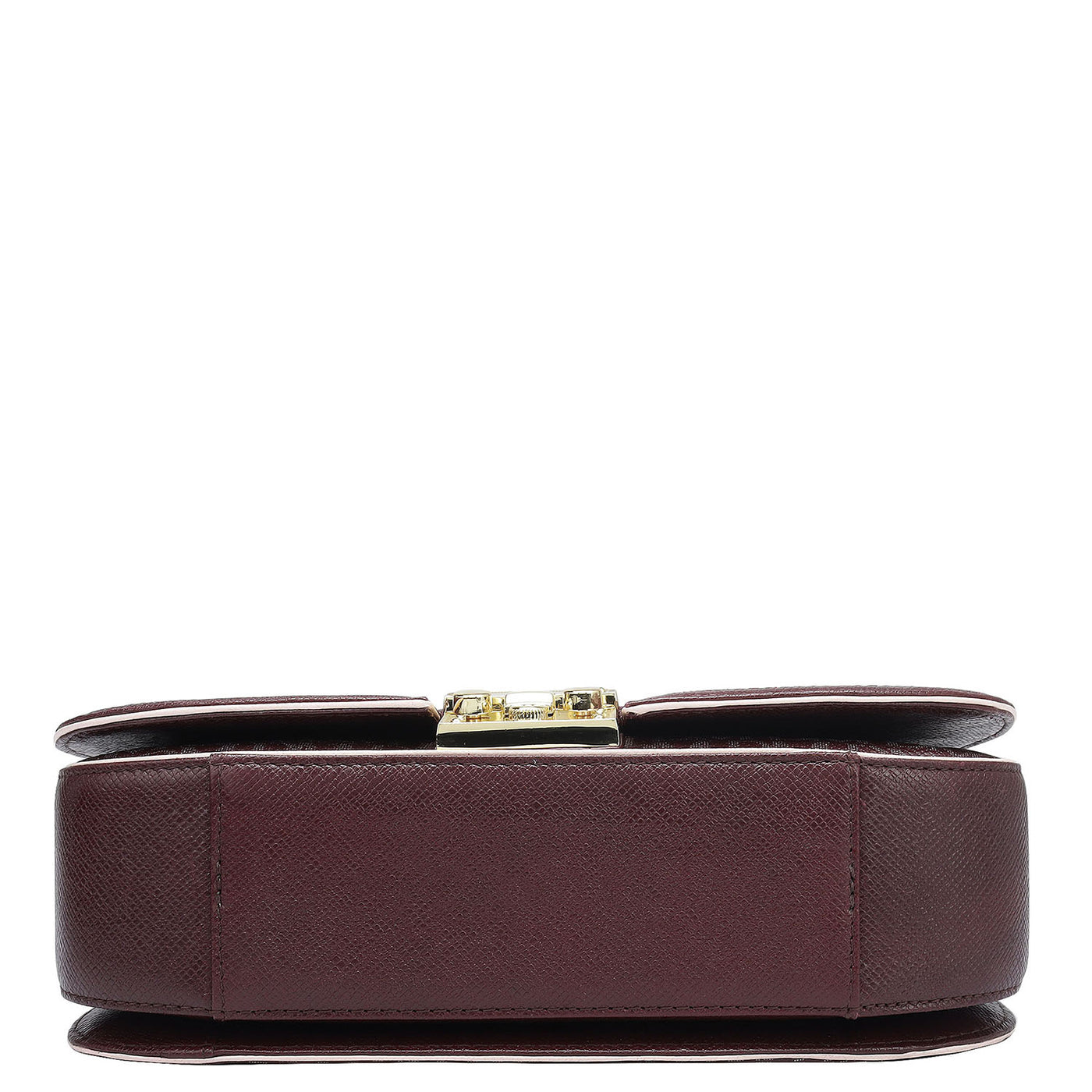 Small Monogram Franzy Leather Satchel - Wine