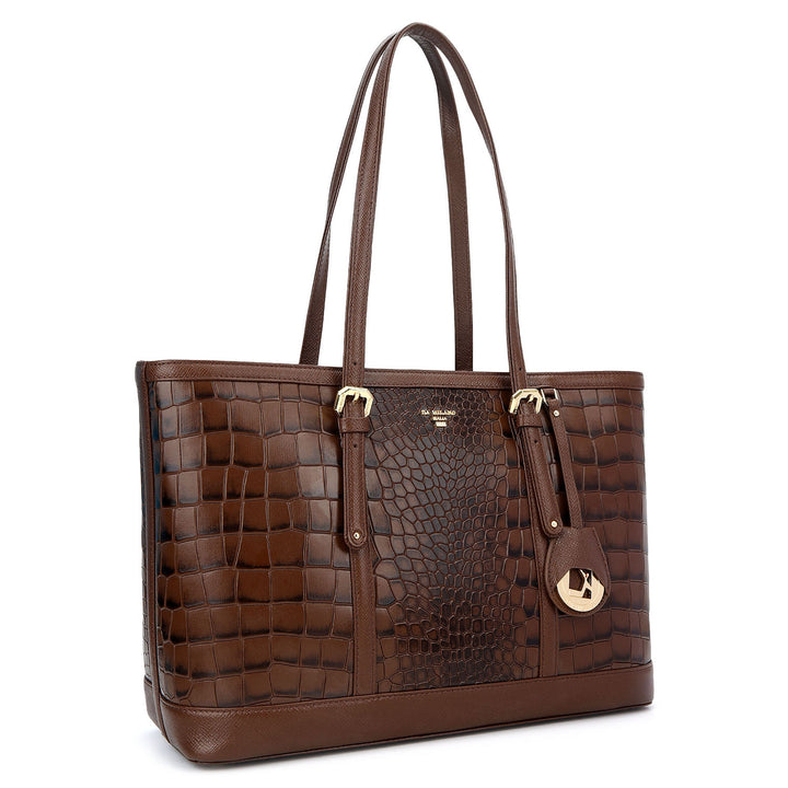 Classic Shopper Bag (M) - Walnut