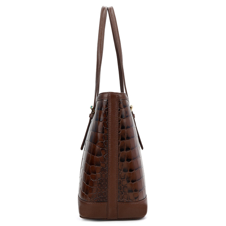Classic Shopper Bag (M) - Walnut