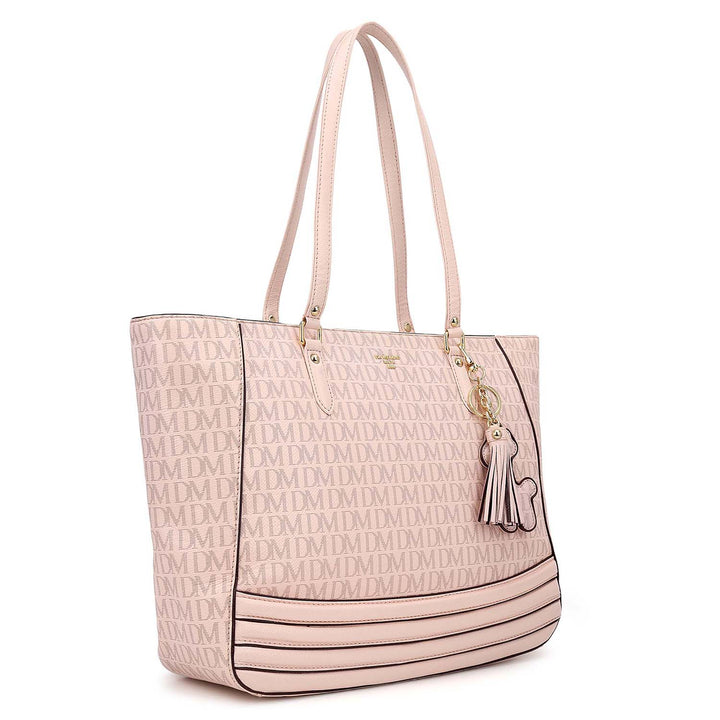 Monogram Shopper Bag (L) - Blush