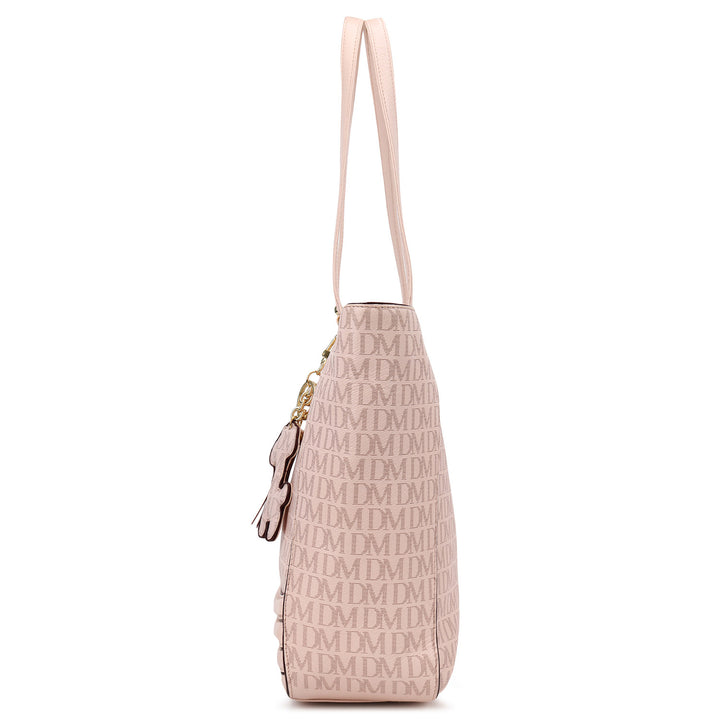 Monogram Shopper Bag (L) - Blush