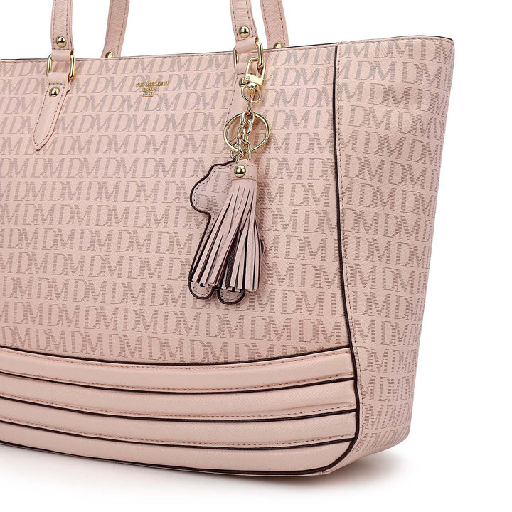 Monogram Shopper Bag (L) - Blush