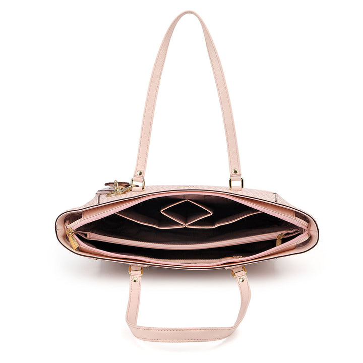 Monogram Shopper Bag (L) - Blush