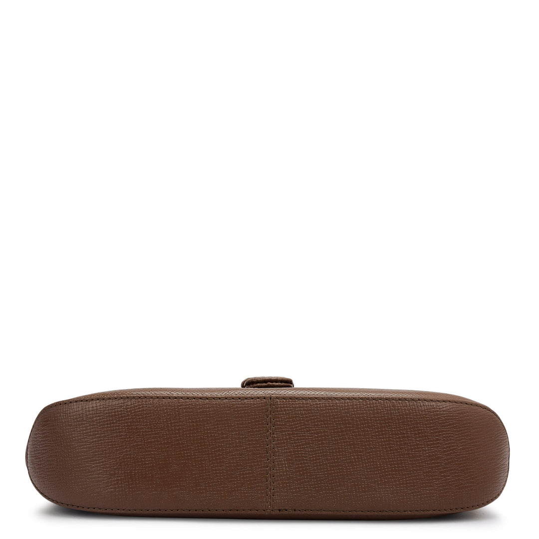 Small Franzy Leather Baguette  - Date
