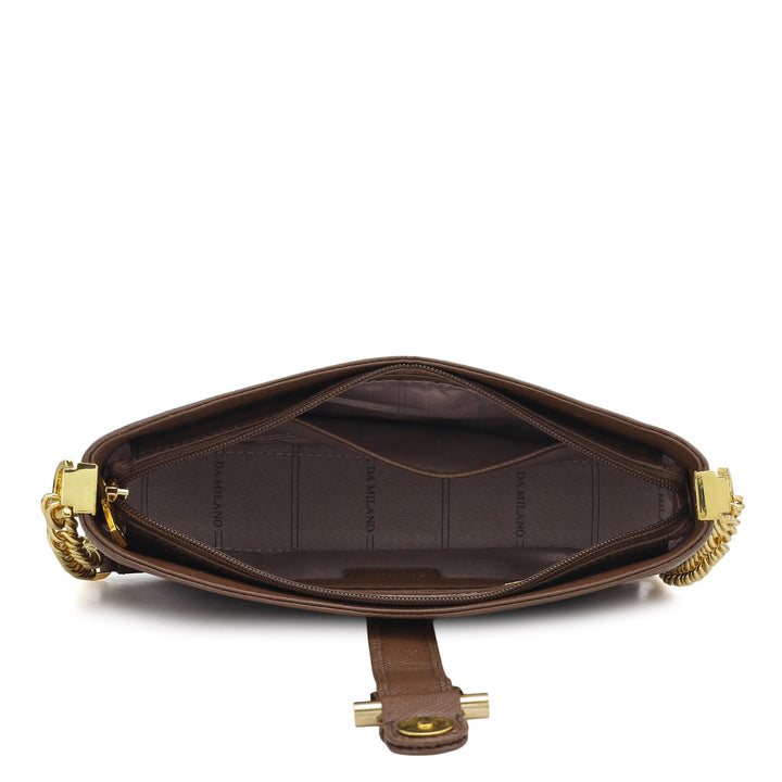 Small Franzy Leather Baguette  - Date