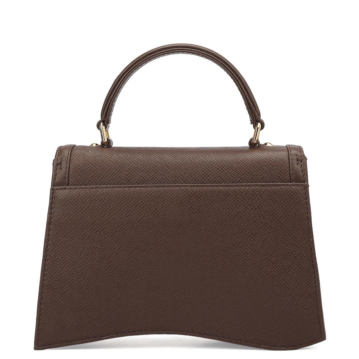 Small Franzy Leather Satchel - Date