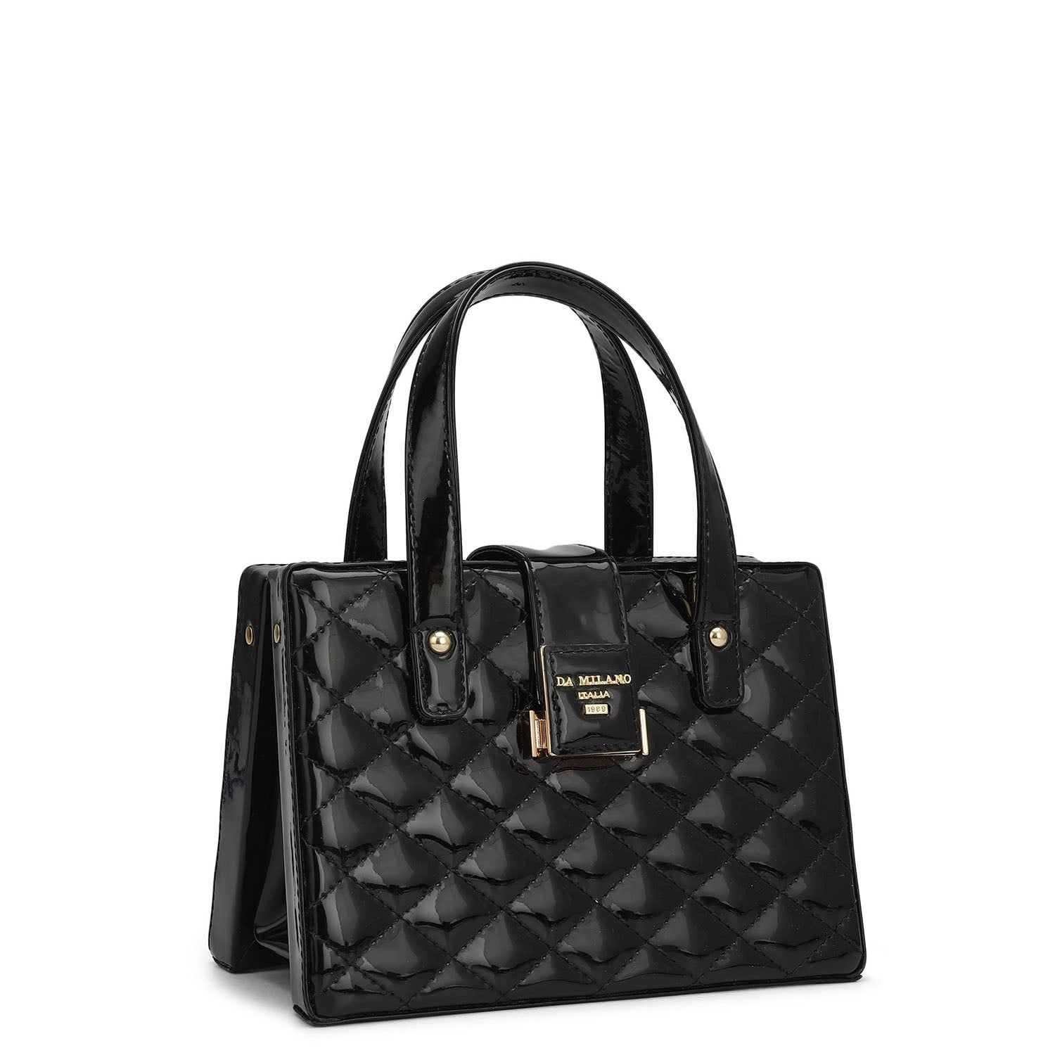 DA MILANO レザーバッグ Small Croco Leather Shoulder Bag - Brown – Da Milano