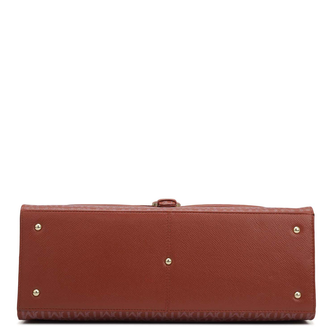 Medium Monogram Franzy Leather Satchel - Brick