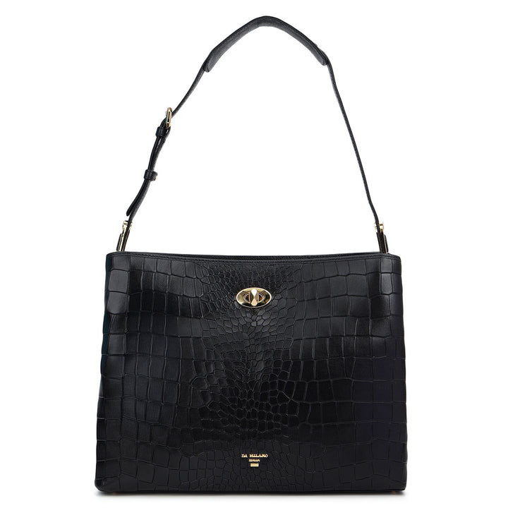 Classic Shoulder Bag (M) - Black