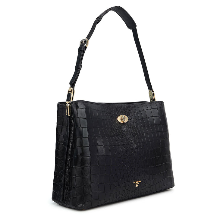 Classic Shoulder Bag (M) - Black