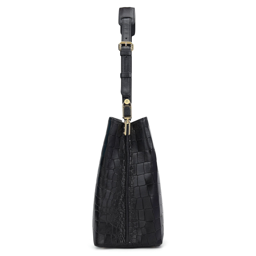 Classic Shoulder Bag (M) - Black