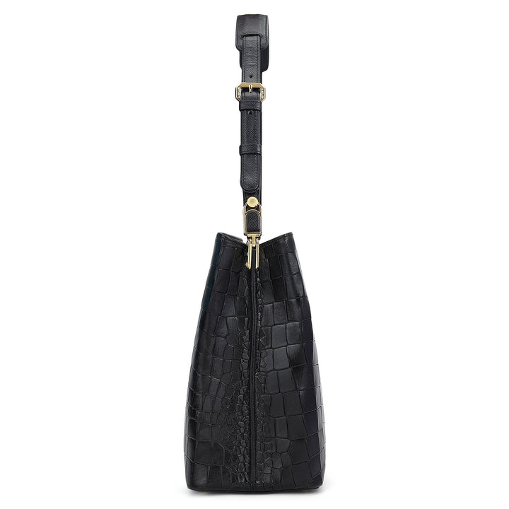 Classic Shoulder Bag (M) - Black