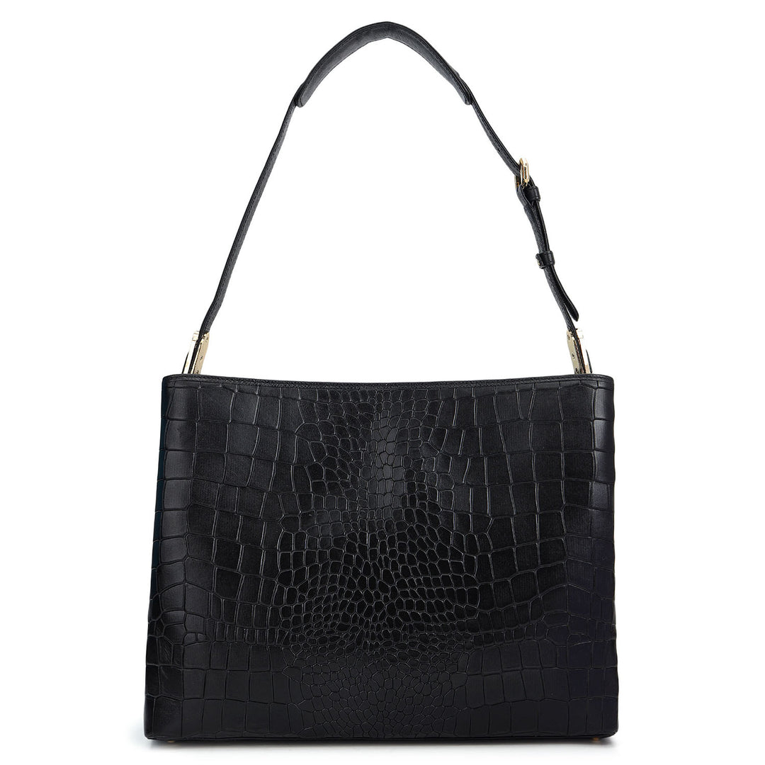 Classic Shoulder Bag (M) - Black