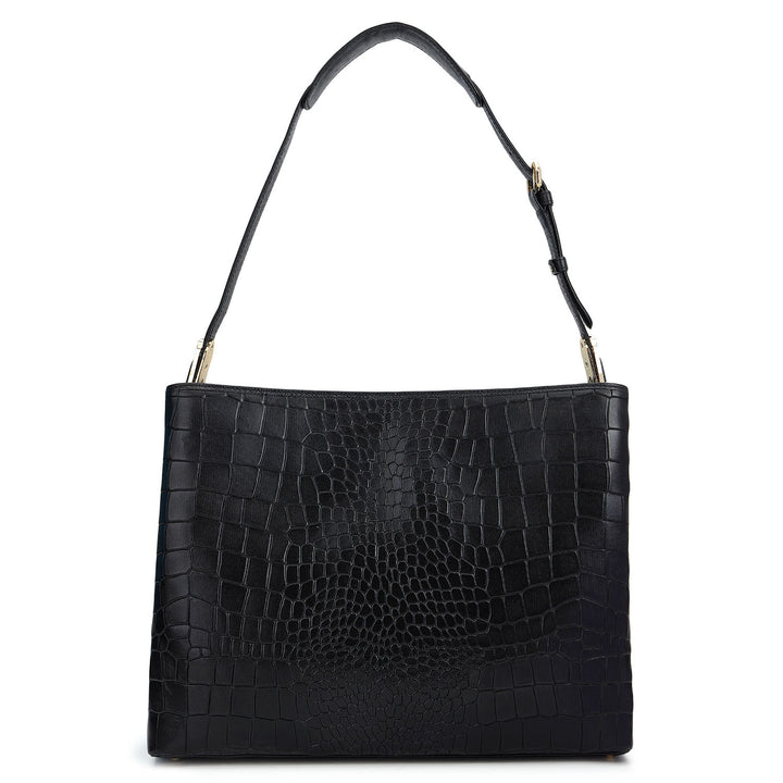 Classic Shoulder Bag (M) - Black