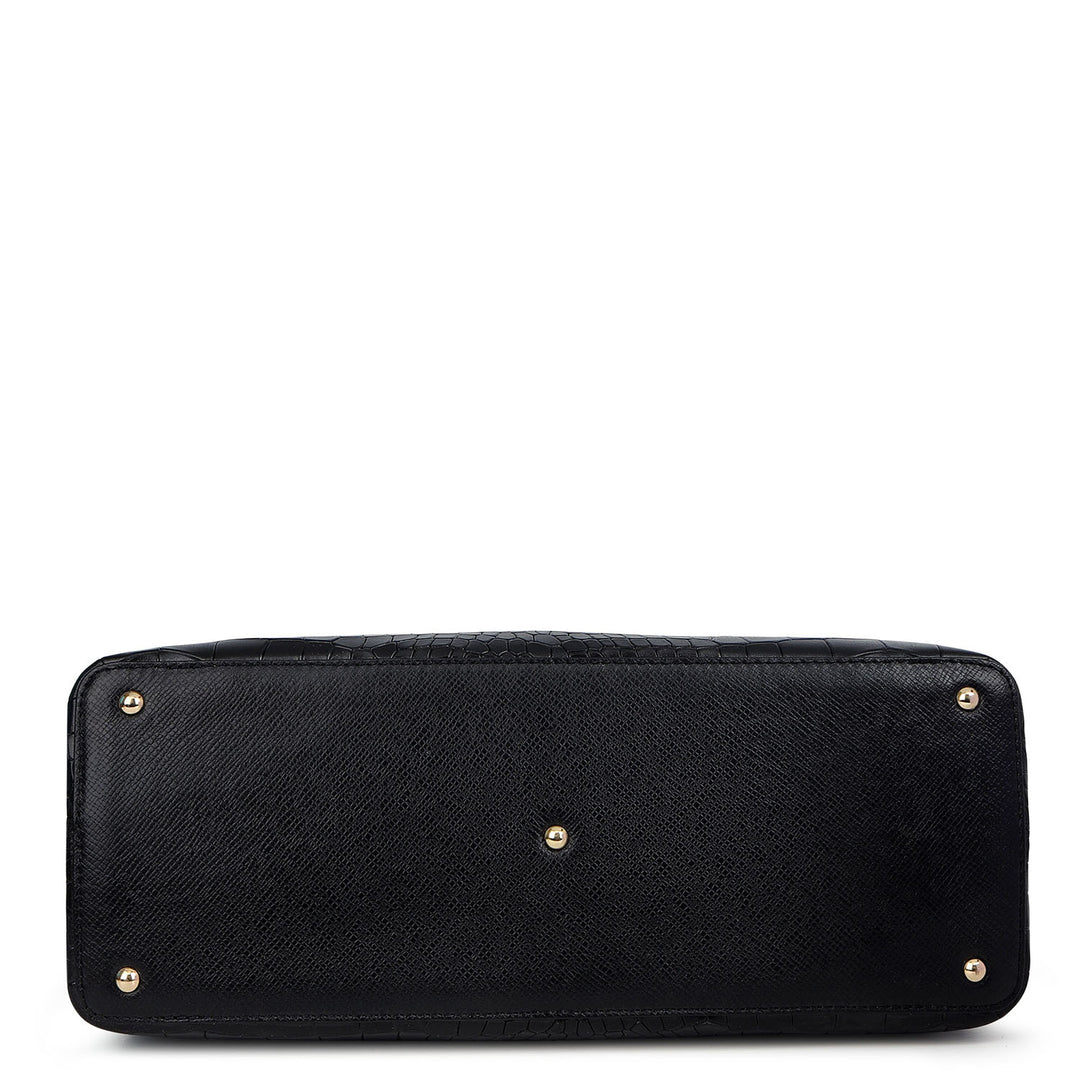 Classic Shoulder Bag (M) - Black