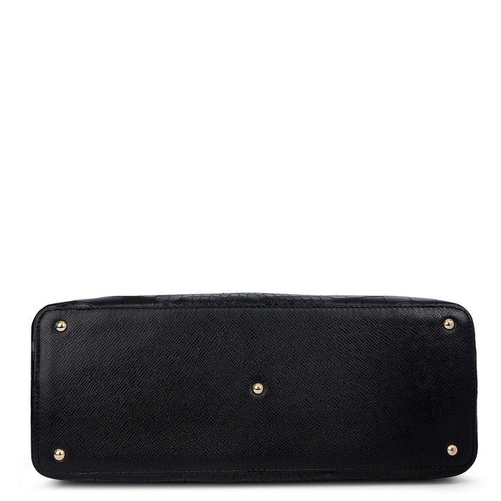 Classic Shoulder Bag (M) - Black