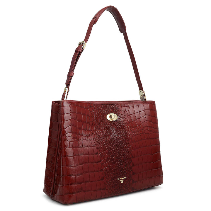 Classic Shoulder Bag (M) - Cherry