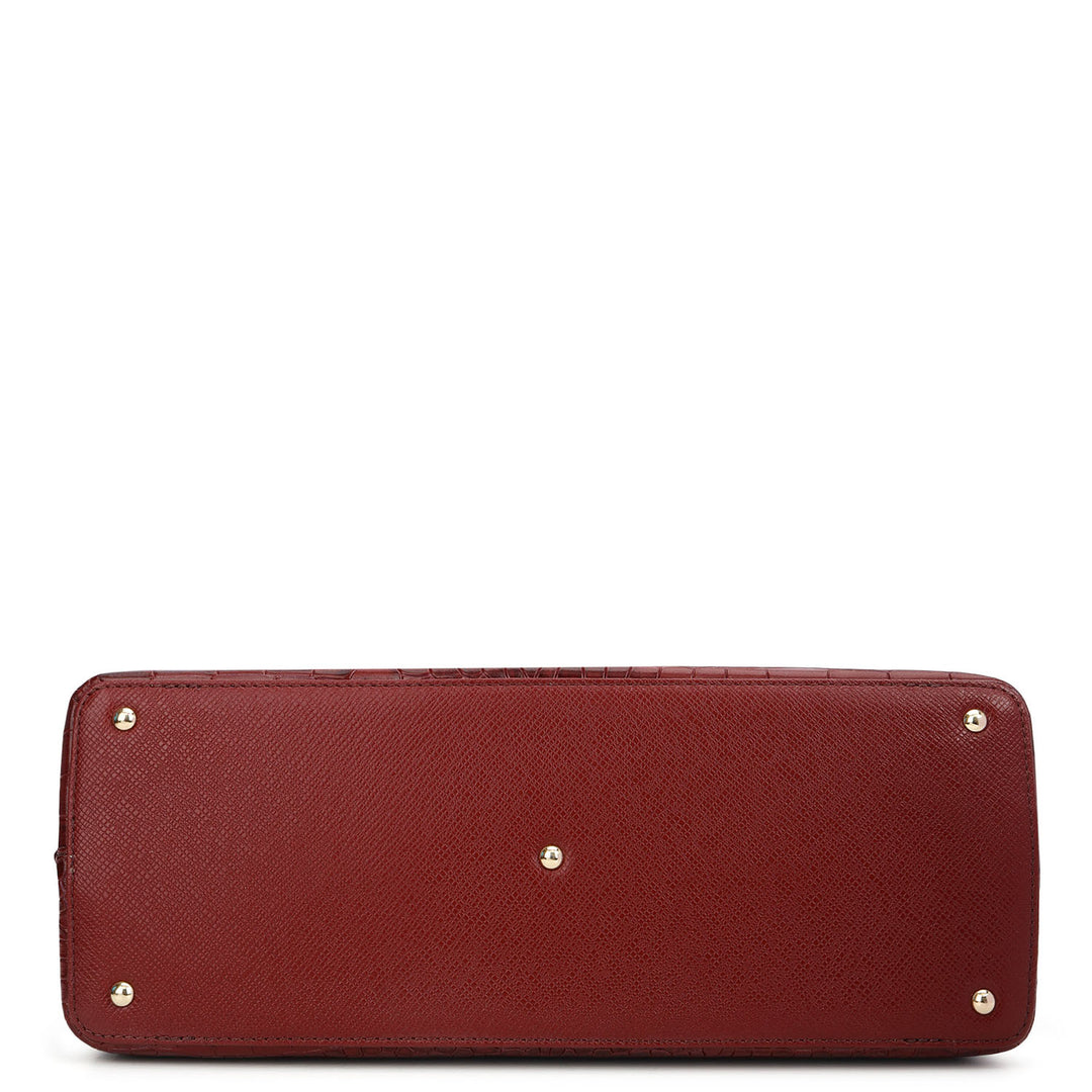 Classic Shoulder Bag (M) - Cherry