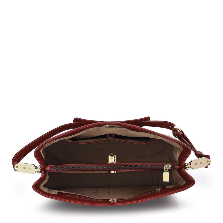 Classic Shoulder Bag (M) - Cherry