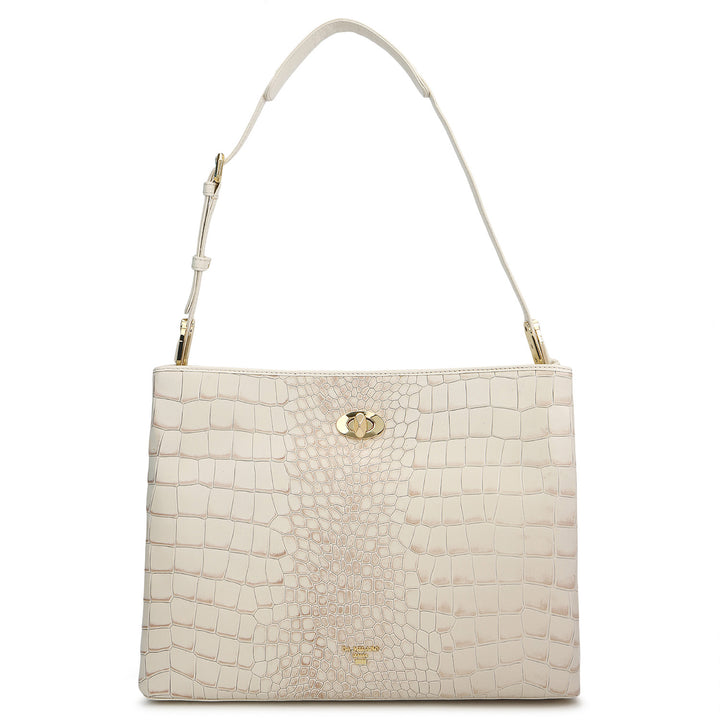 Classic Shoulder Bag (M) - Marshmallow