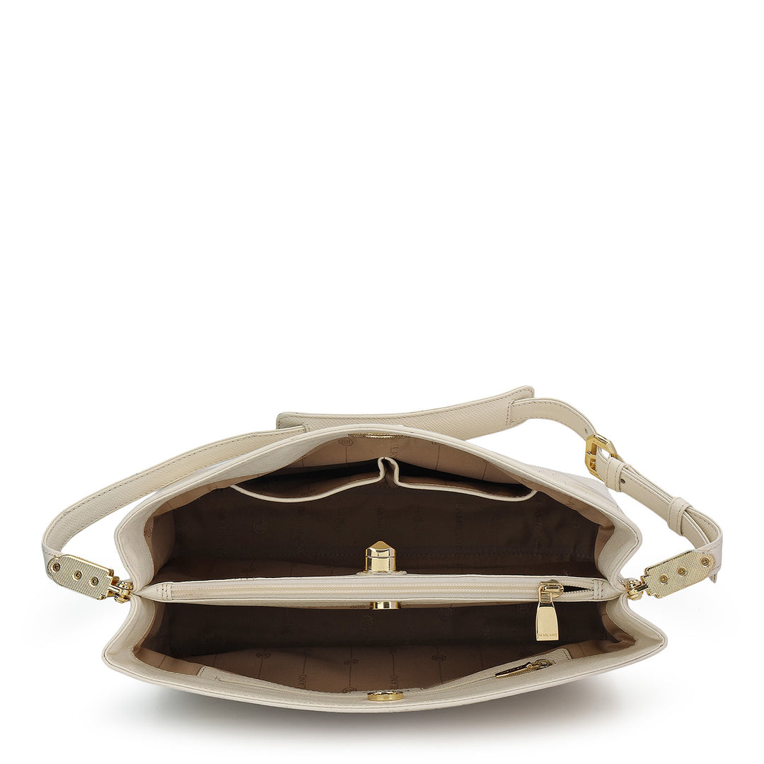Classic Shoulder Bag (M) - Marshmallow
