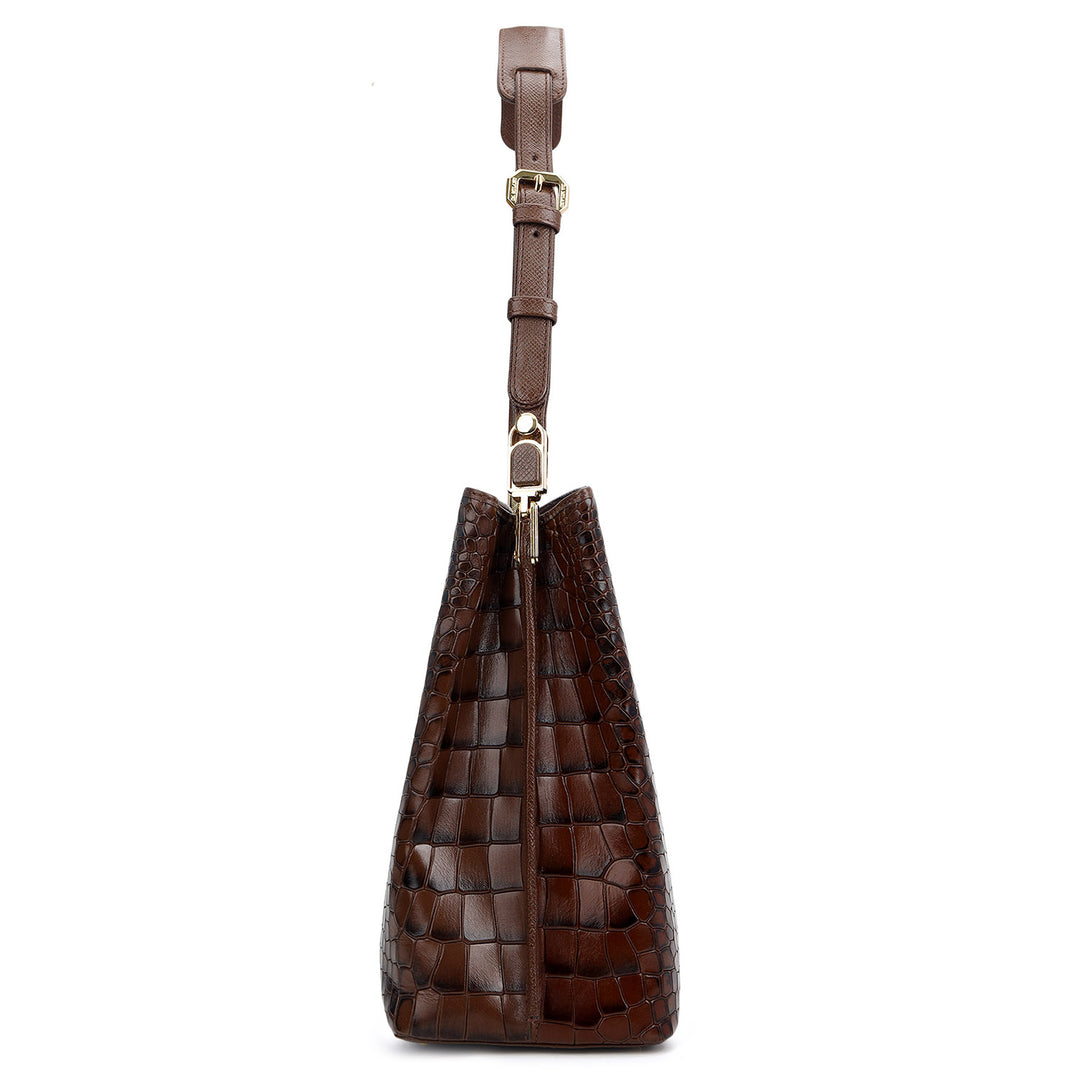 Classic Shoulder Bag (M - Walnut