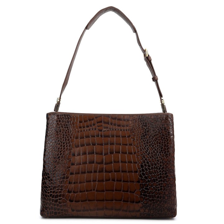 Classic Shoulder Bag (M - Walnut