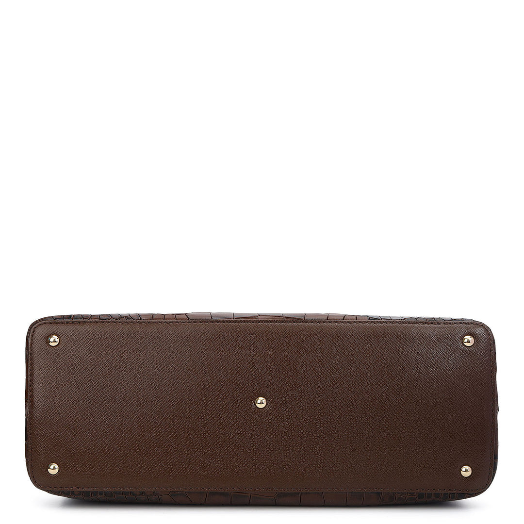 Classic Shoulder Bag (M - Walnut