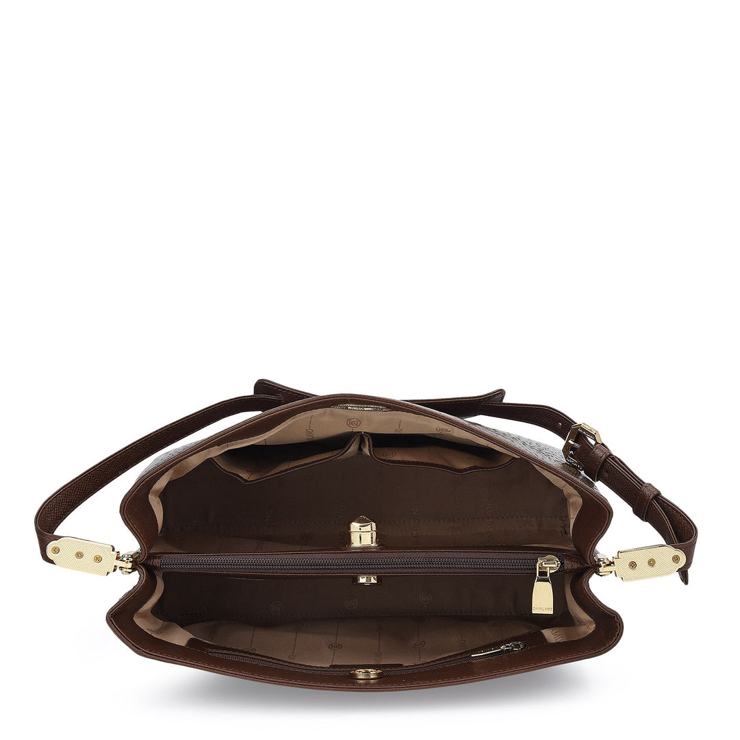 Classic Shoulder Bag (M - Walnut