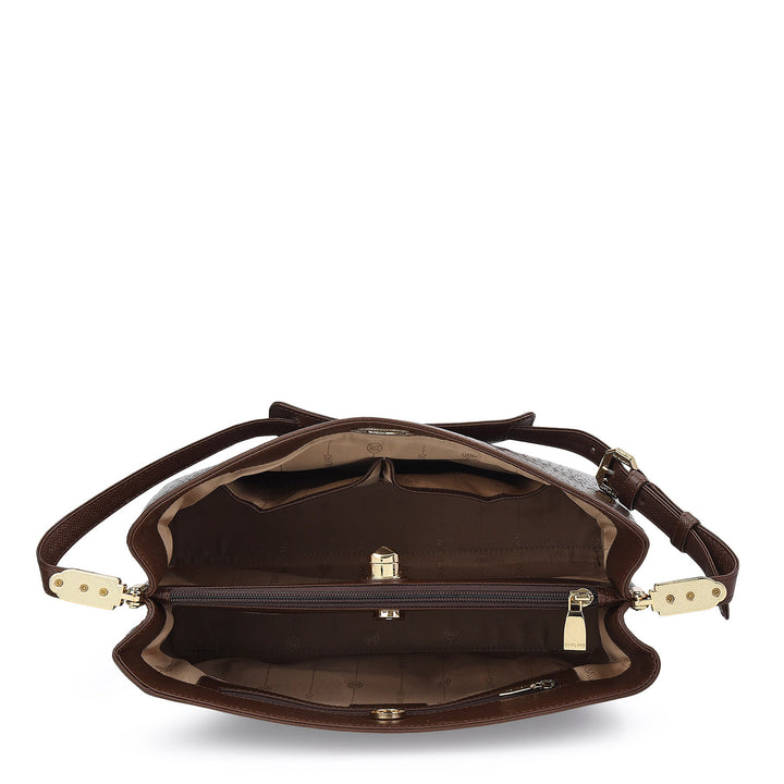 Classic Shoulder Bag (M - Walnut