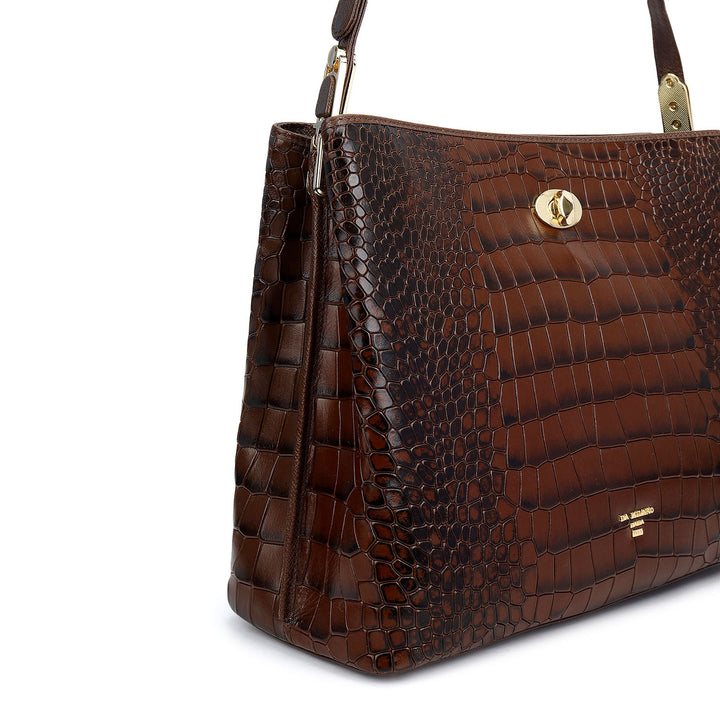Classic Shoulder Bag (M - Walnut