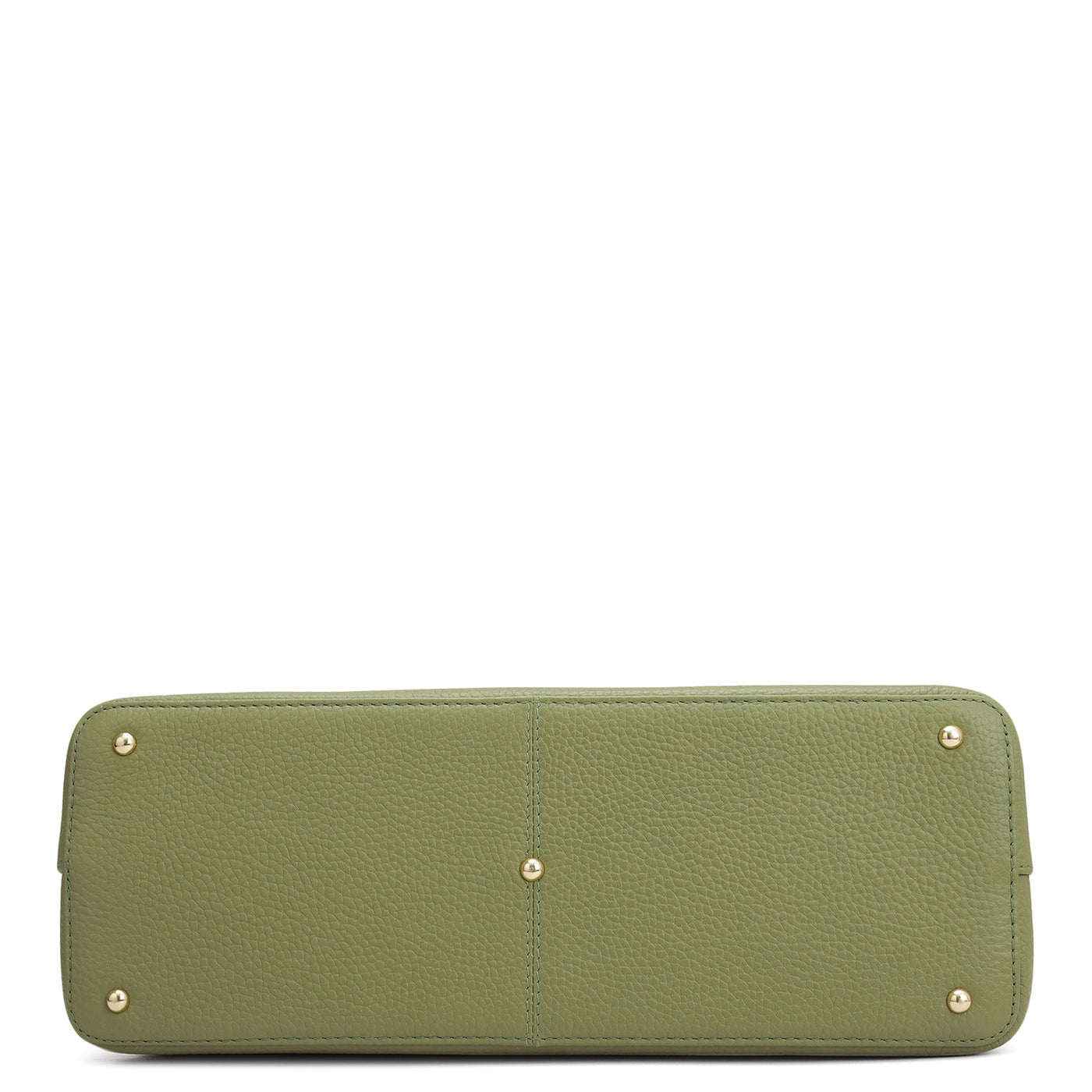 Medium Wax Leather Shoulder Bag - Fern