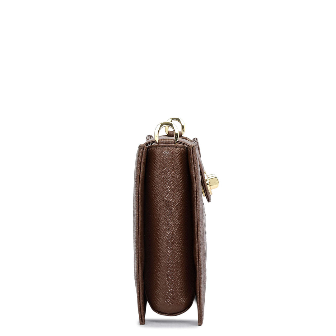 Small Croco Franzy Leather Sling - Date