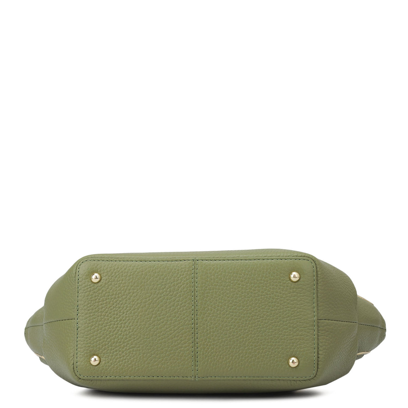 Small Wax Leather Satchel - Fern