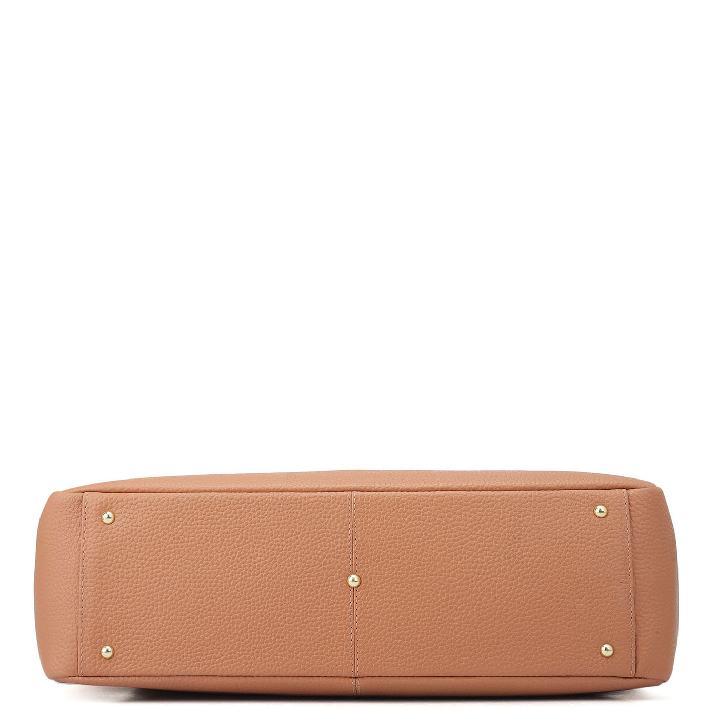 Large Wax Leather Tote - Terracotta