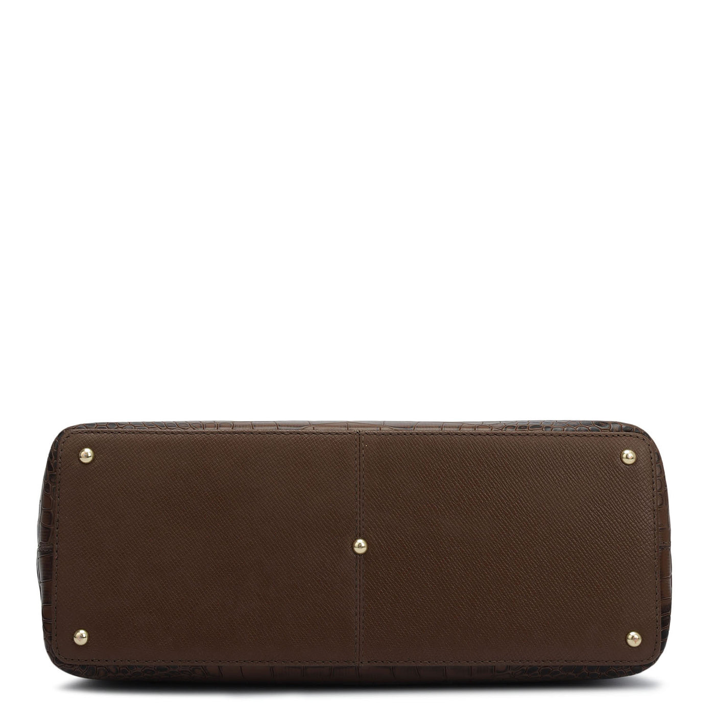 Medium Croco Franzy Leather Satchel - Date