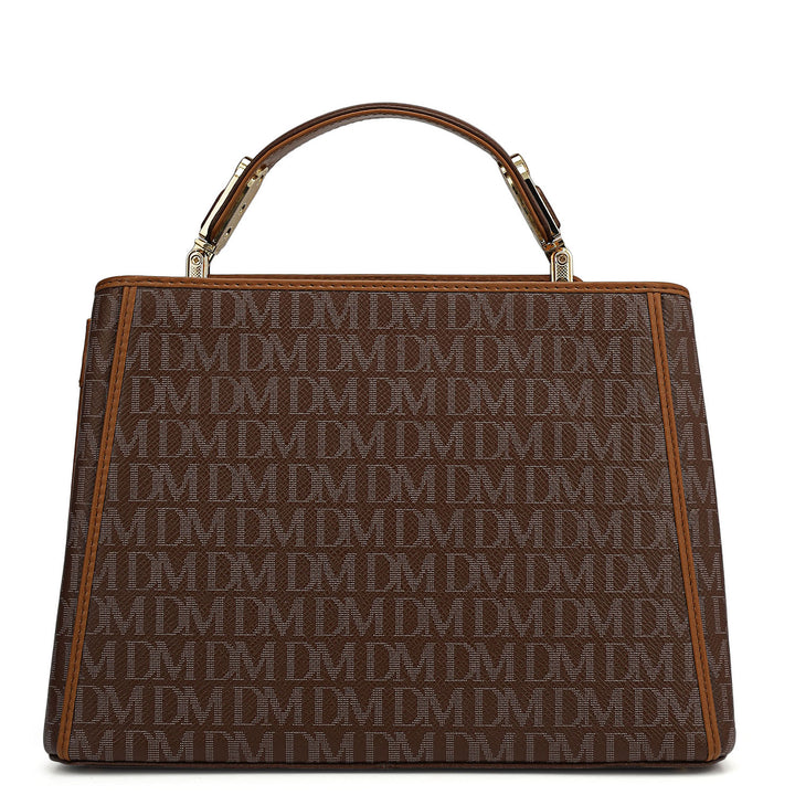 Small Monogram Leather Satchel - Date