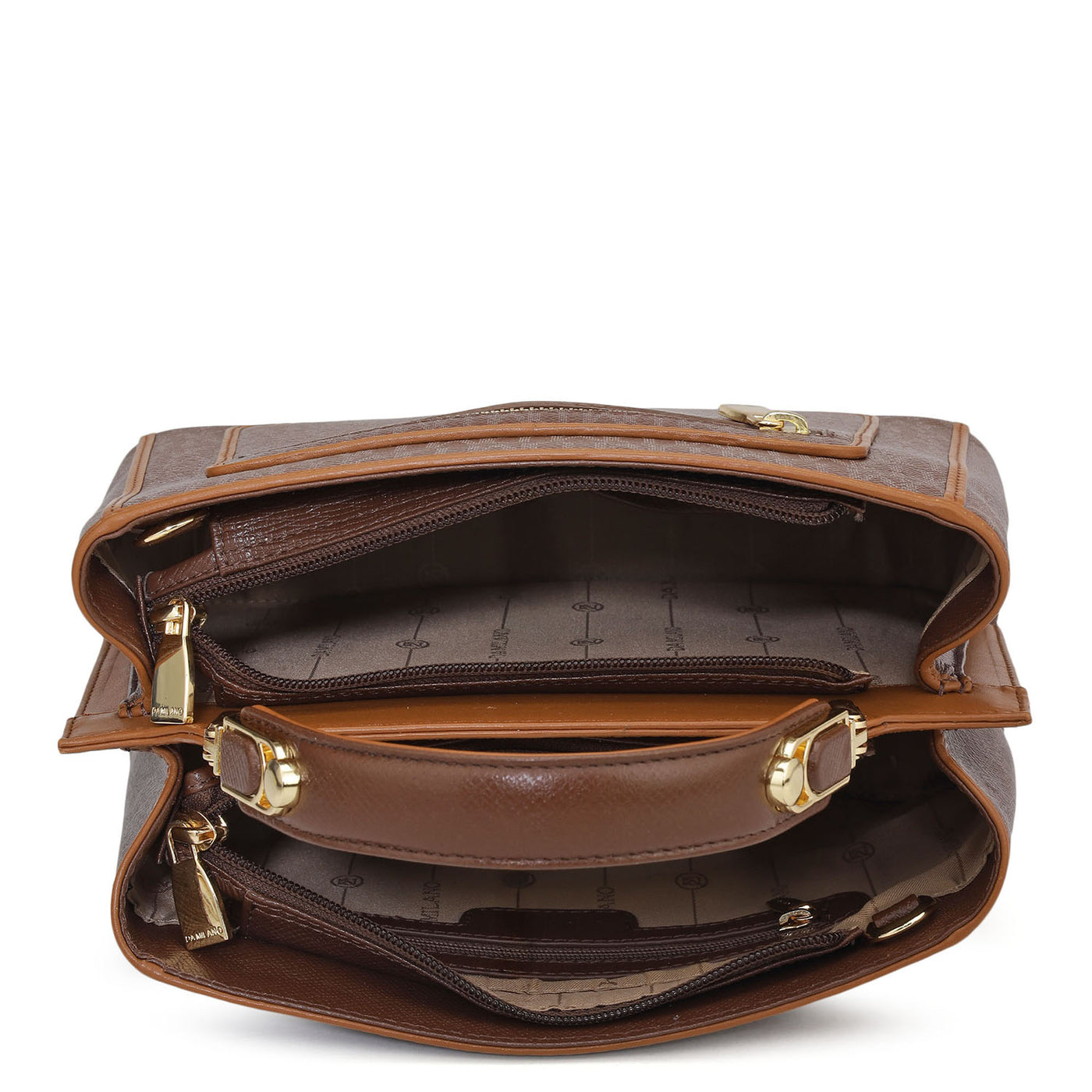 Small Monogram Leather Satchel - Date