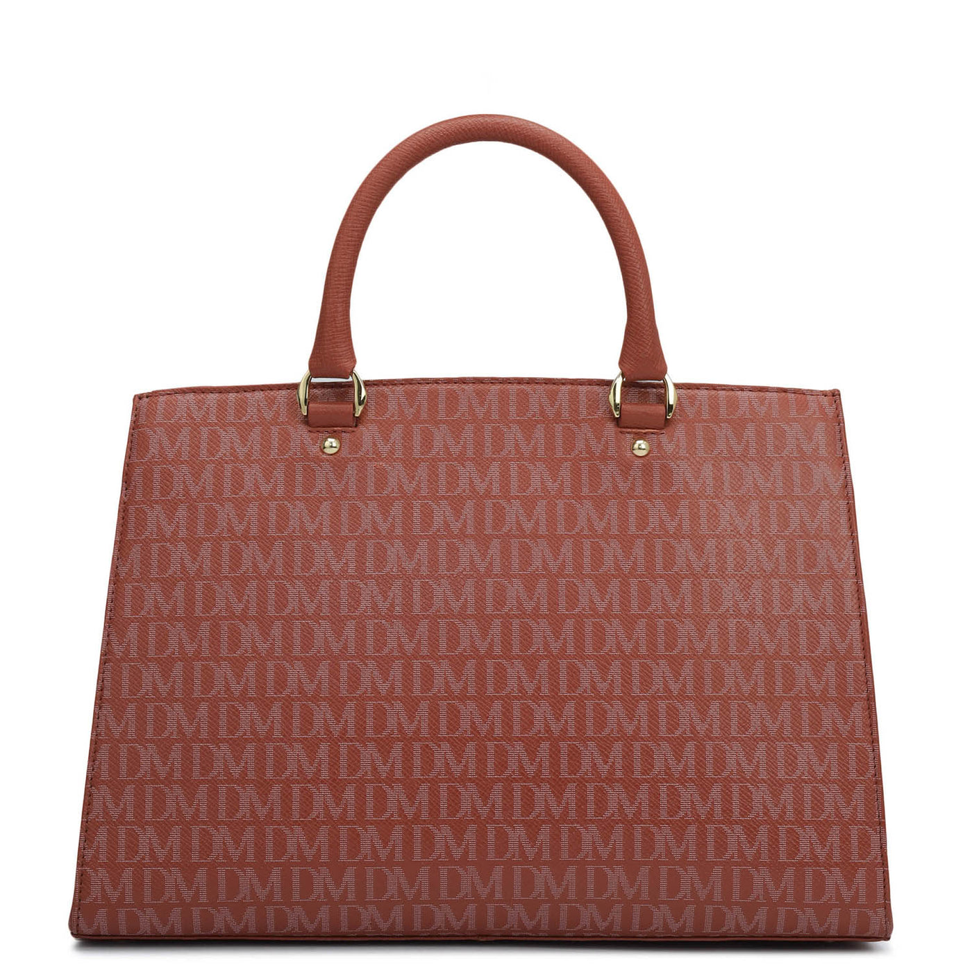 Medium Monogram Franzy Leather Satchel - Brick