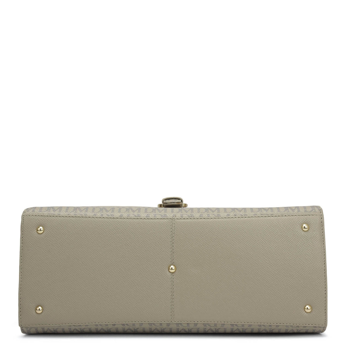 Medium Monogram Franzy Leather Satchel - Chalk