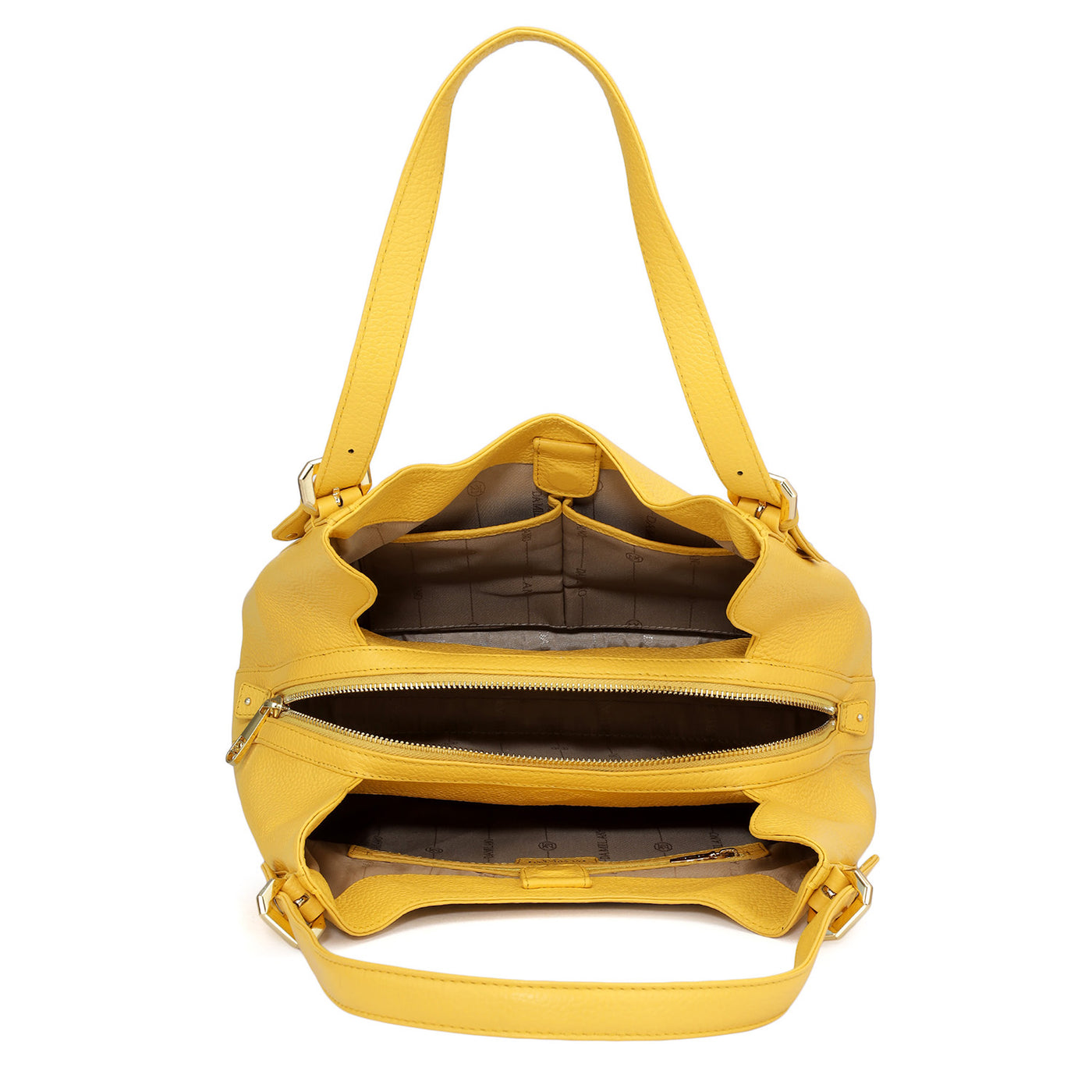Medium Wax Leather Hobo - Mimosa
